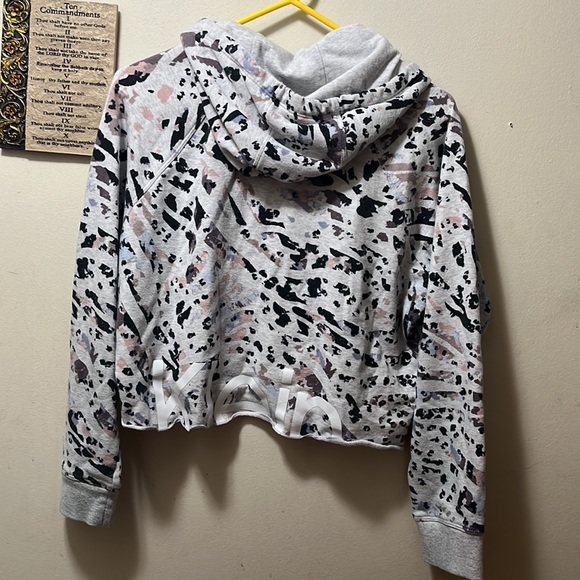 Calvin Klein crop top hoodie long sleeve size L womens - Picture 6 of 7